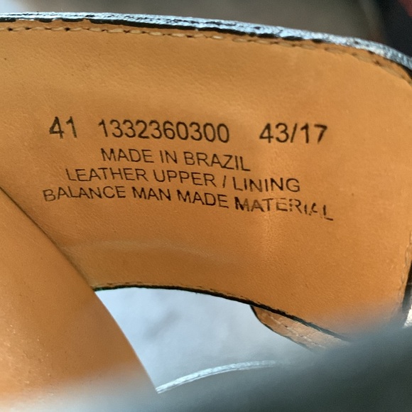 Dansko Oralee Black Leather Cut Out Sandals Strap Wood Heel Handcrafted, Size 41 - Picture 9 of 9